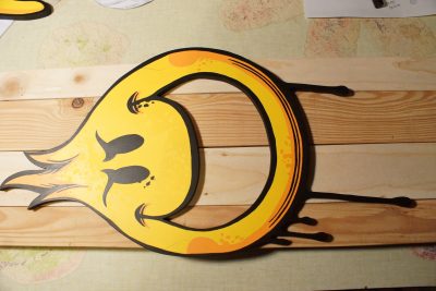 Panneau décoratif Skateboard - Flameboy - World Industries - Réalisation www.mad-system.com